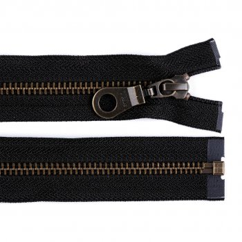 Delbar-dragkedja-till-jacka-med-metallt-nder-65 cm svart