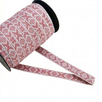 Vävt-hemslöjdsband-15mm-vit-botten-med-rosa-mönster