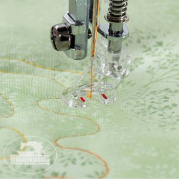 Frihandsfot oppen 7 mm lagt faste Janome