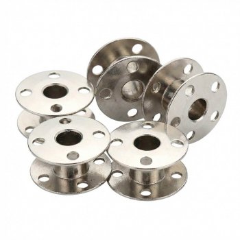 Fem stycken Singer metallspolar för äldre modeller