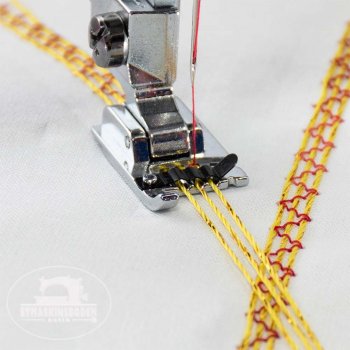 Snoddpressarfot Janome 7 mm