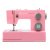 Rosa symaskin Singer Heavy Duty HD4411 sedd framifrån mot vit bakgrund.