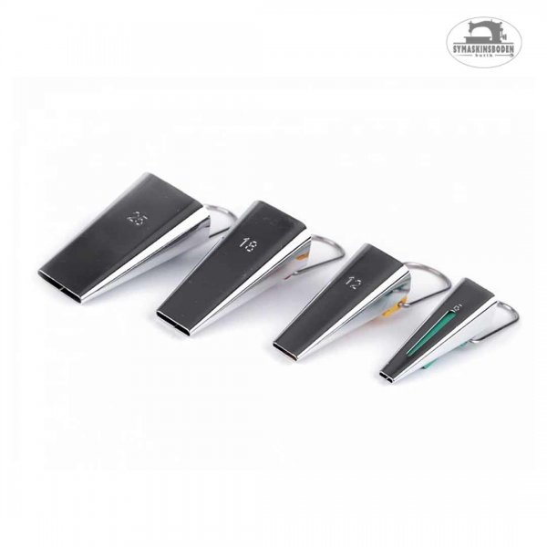 4 snedslåvikare i metall