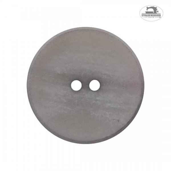 En mellanstor knapp med fin grå färg.