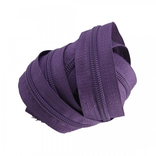 Spiralblixtlås- metervara-6mm-lila