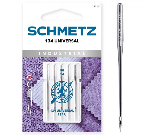 Symaskinsnål 134 U universal Nr 90