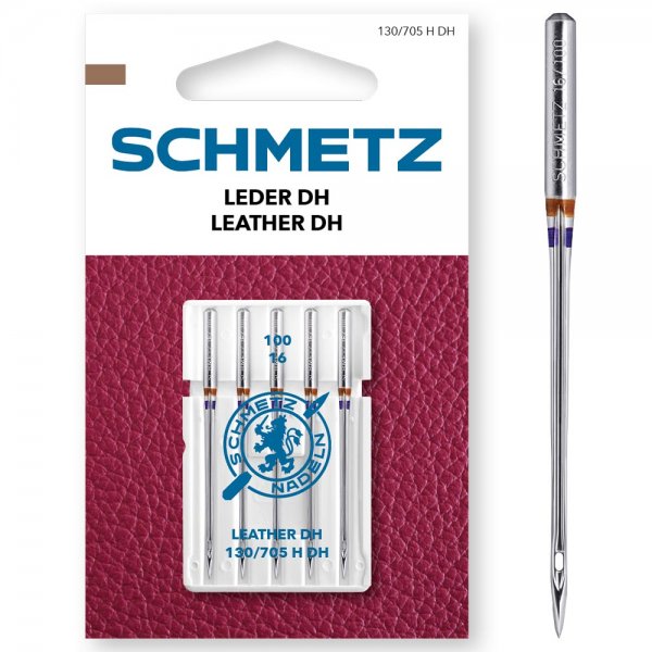 Lädernål halv triangel spets schmetz