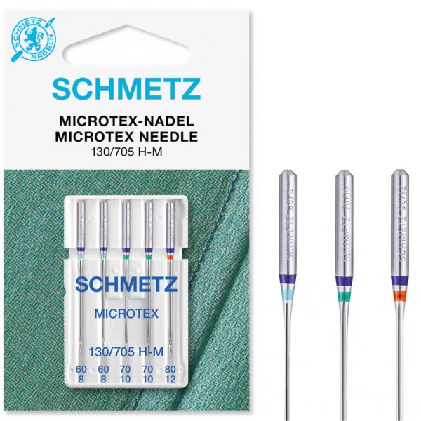 Schmetz Microtex symaskinsnål nr 60-80