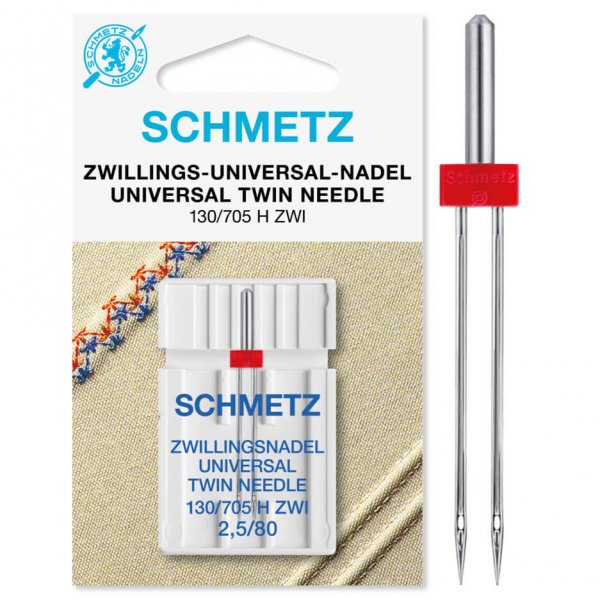 Schmetz tvillingnål 2,5 mm