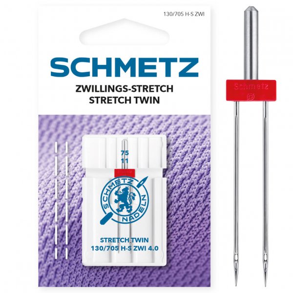 Schmetz tvillingnål stretch 4 mm 1-pack
