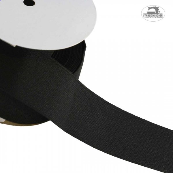 svart vävd-resår-40mm-metervara