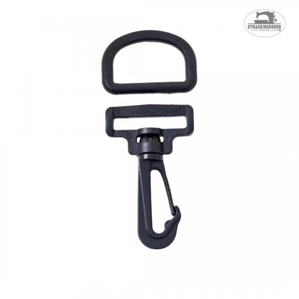 Prym Karbinhake med D-ring 30mm 2-pack