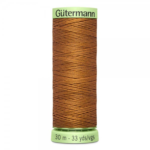 En guldbrun topstitch tråd