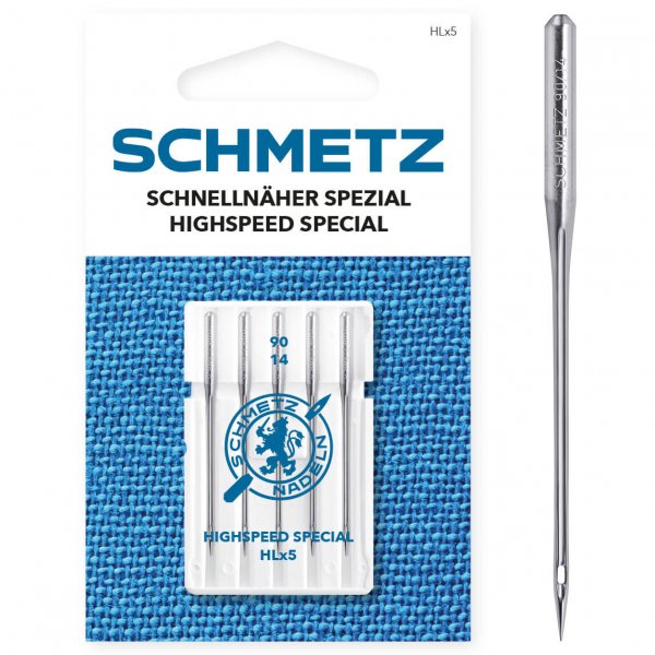 Schmetz HLx5 High speed nål för raksömsmaskin nr 90