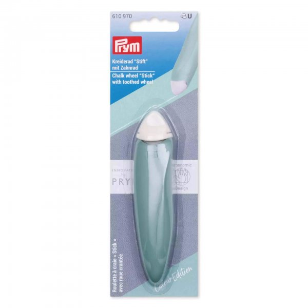 Prym ergonomics kritsporre i färgen Sage Leaf förpackad på ett hängbart informationskort. Förpackningen visar artikelnummer 610 