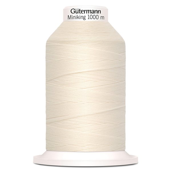 Overlocktråd Gütermann Miniking färg 802 ljusbeige