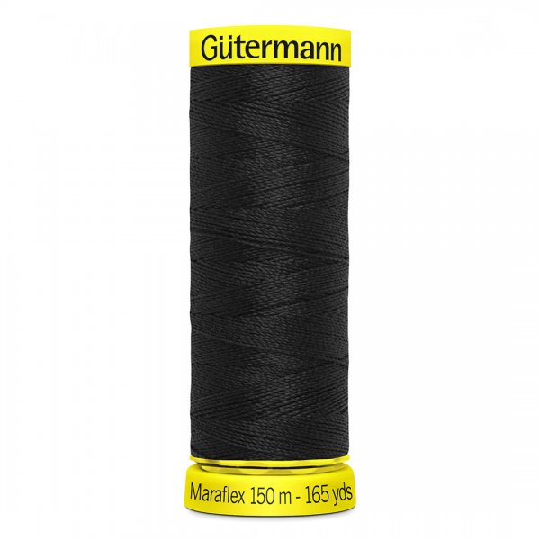 Gütermann Maraflex elastisk sytråd färg 000