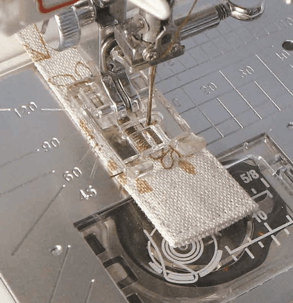 Janome transparent knapphålsfot