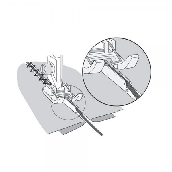 Spansk hålsömsfot Husqvarna