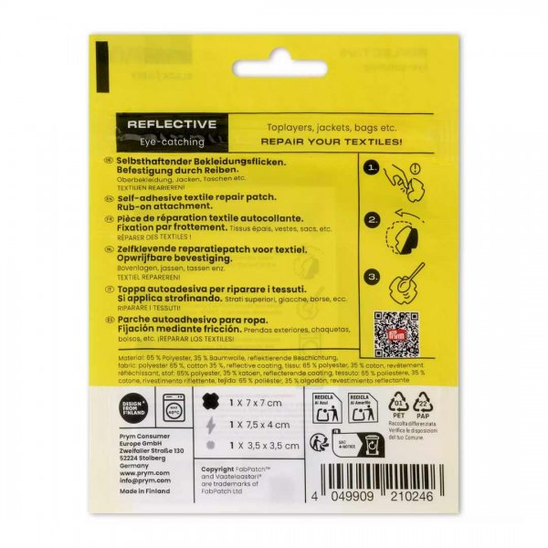 Information om FabPatch reflexer.