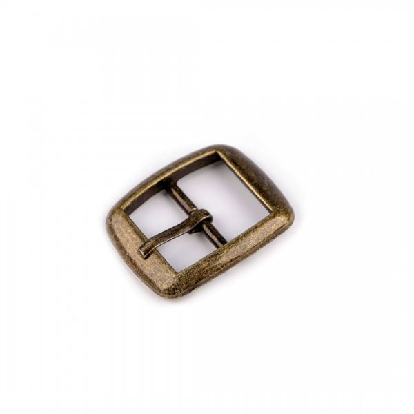 skärpspänne antikmässing 20 mm