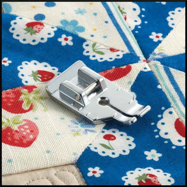 1/4 pressarfot för Brother symaskiner