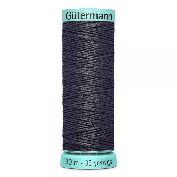 Knapphålssilke Gutermann gra