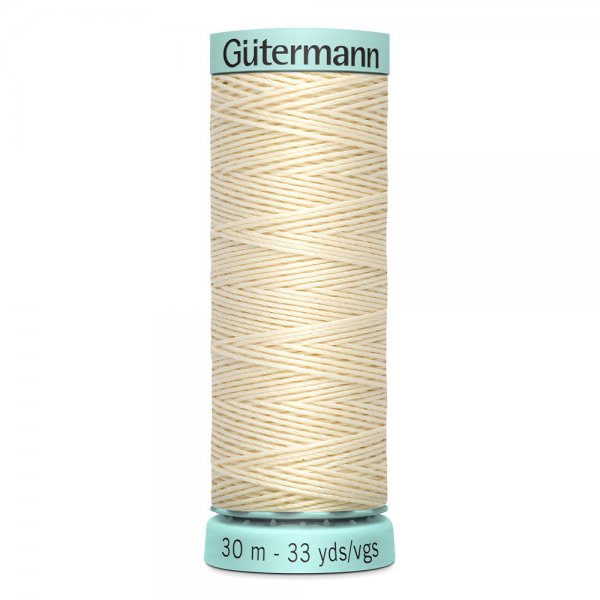 Knapphålssilke Gutermann beige