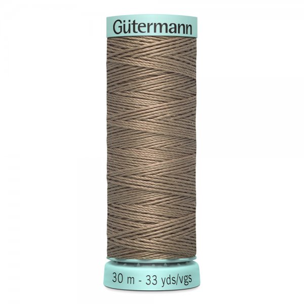 Knapphålssilke Gutermann khaki