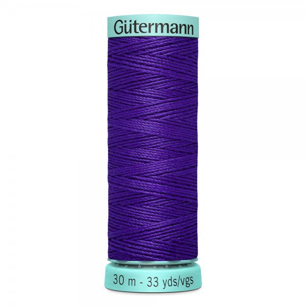 Knapphålssilke Gutermann lila