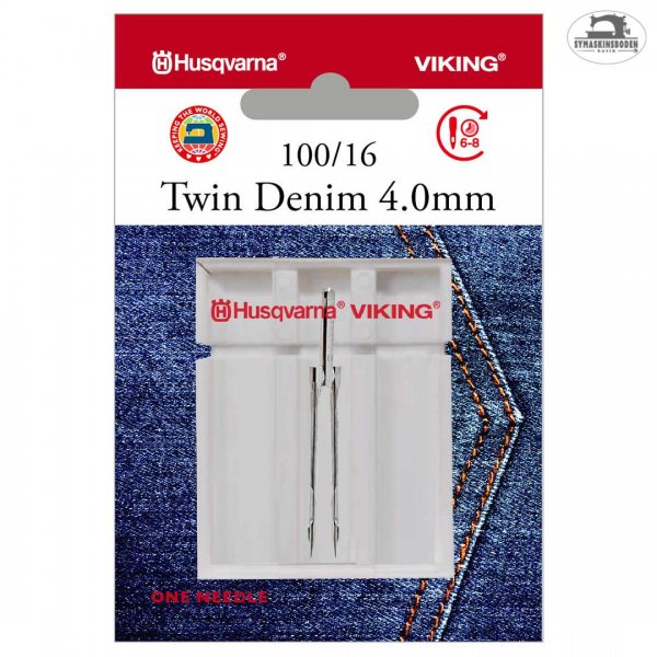 Husqvarna viking tvillingnål jeansnål 4,0 mm