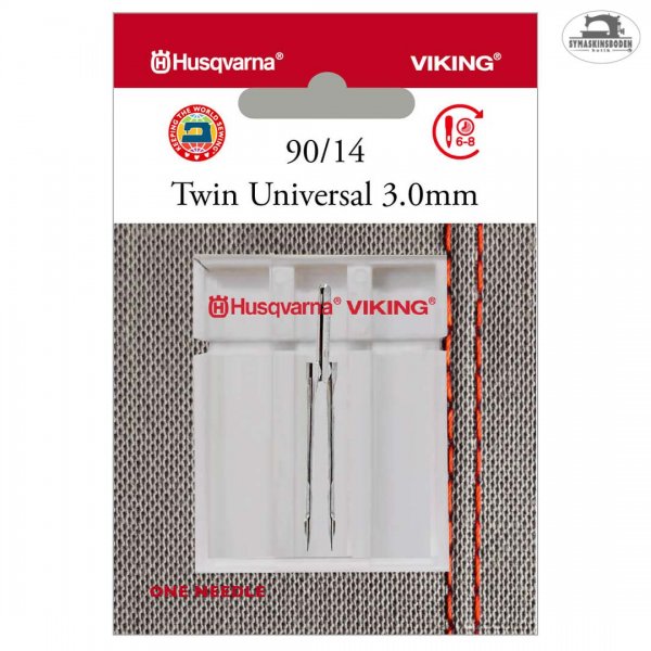 Husqvarna viking tvillingnål universal 3,0 mm