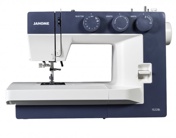 Janome mekanisk symaskin 1522 blå