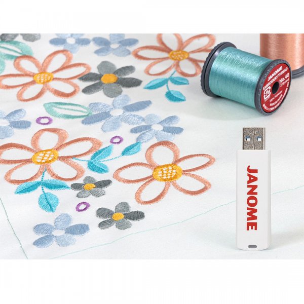 Janome Memory Craft 550E Limited Edition usb