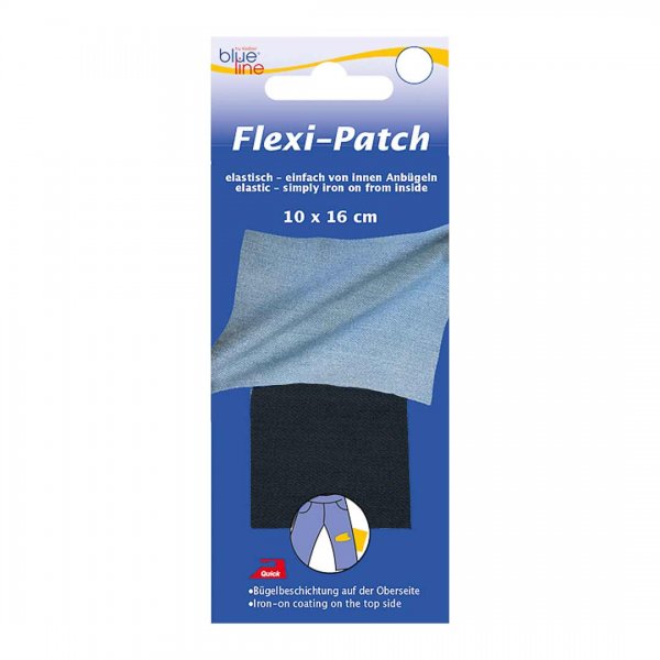 Svart laglapp för stretchiga jeans