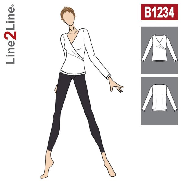 Line2Line sömnadsmönster b1234