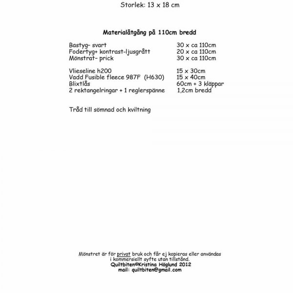 Hipsterbag m1205 Quiltbiten