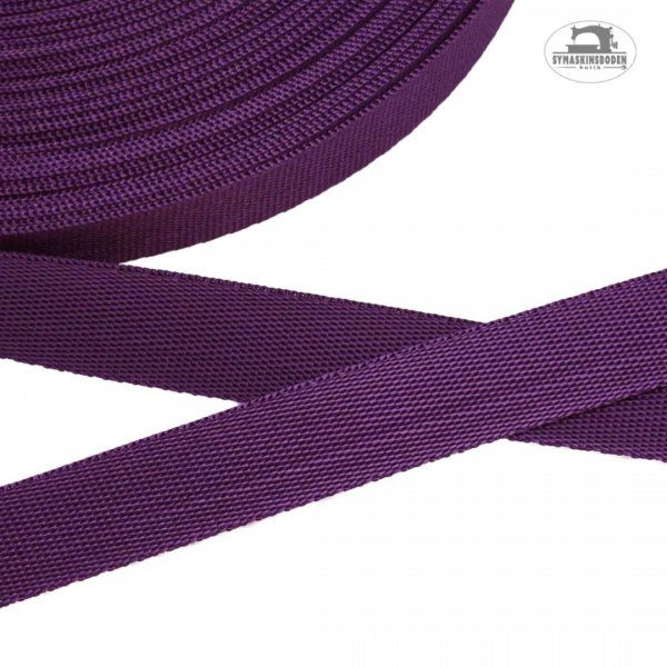 Ett slitstarkt och flexibelt lila nylonband 15 mm