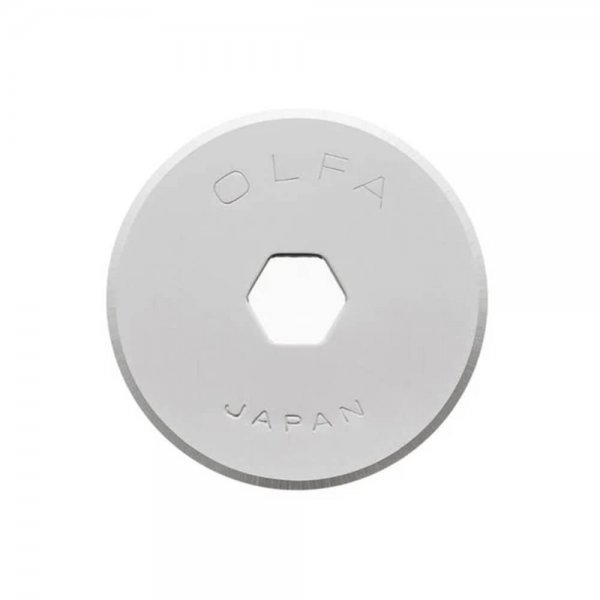 Ett Olfa rullknivsblad 18 mm