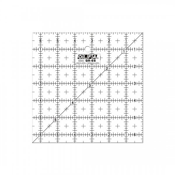 Quiltlinjal Olfa QR-6S 6,5 x 6,5 inch