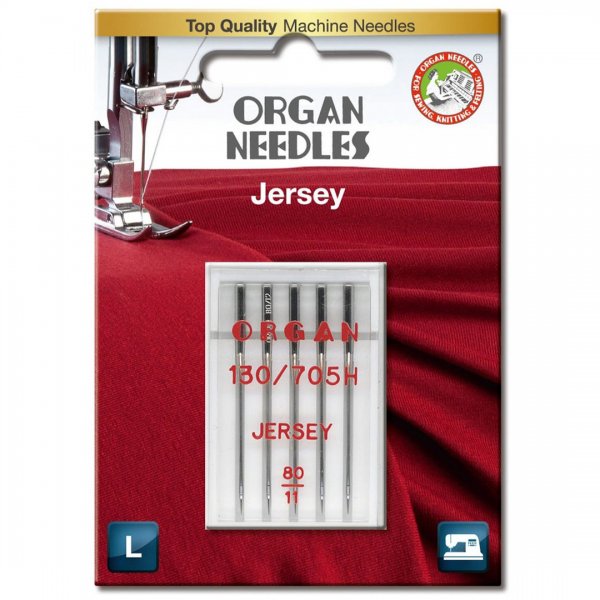 Ett paket Organ symaskinsnålar nr 80 för Jersey