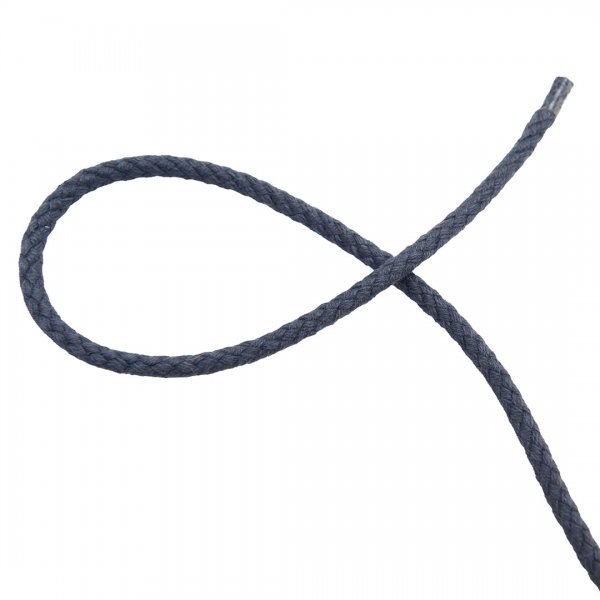 Anorakssnodd i 100% bomull i fin grå färg.