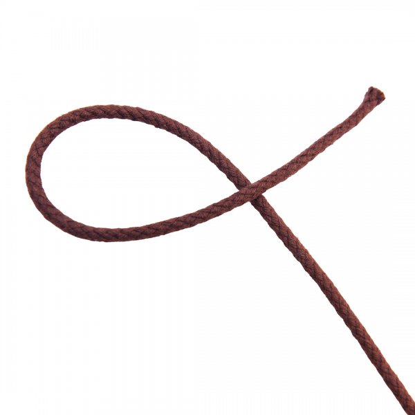 Brunt anoraksnöre i tjocklek 4mm.