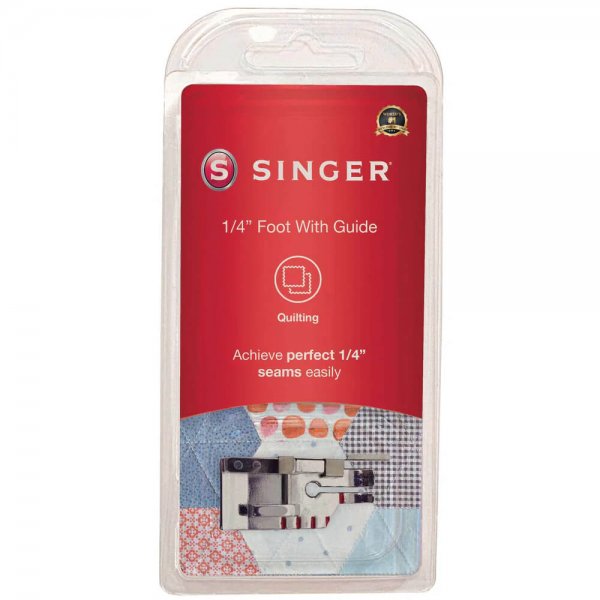 Singer quarter inch pressarfot med guide