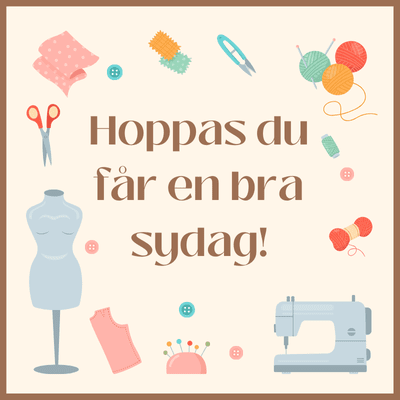 Hoppas du får en bra sydag!