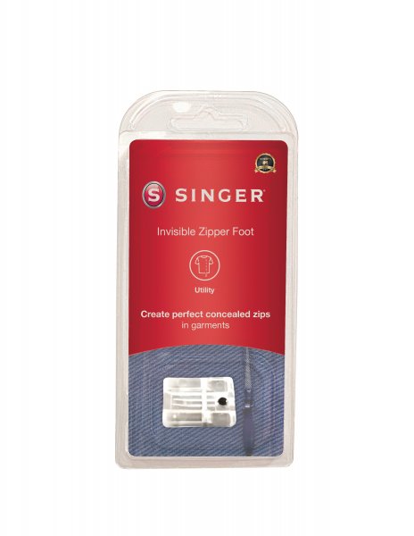 Singer pressarfot för dolda blixtlås 