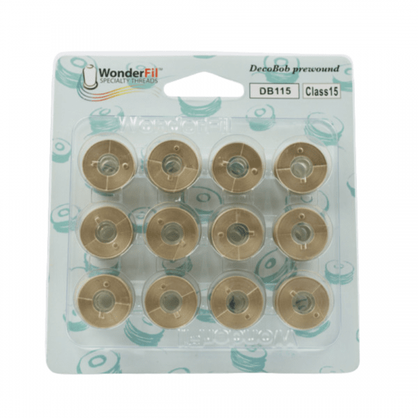 12 spolar Deco Bob undertråd färdigspolade på spolar
