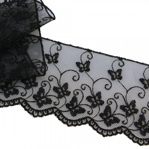 nylonspets-7cm-svart-fjarilar-