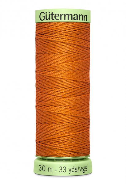 En top stitch tråd i färgen rostorange