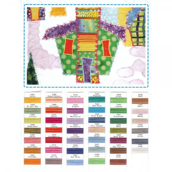 Färgkort Wonderfil Tutti